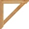 Ekena Millwork Traditional Slat Rough Sawn Bracket, Western Red Cedar, 4"W x 34"D x 34"H BKT04X34X34TRA06RWR - alternate 2